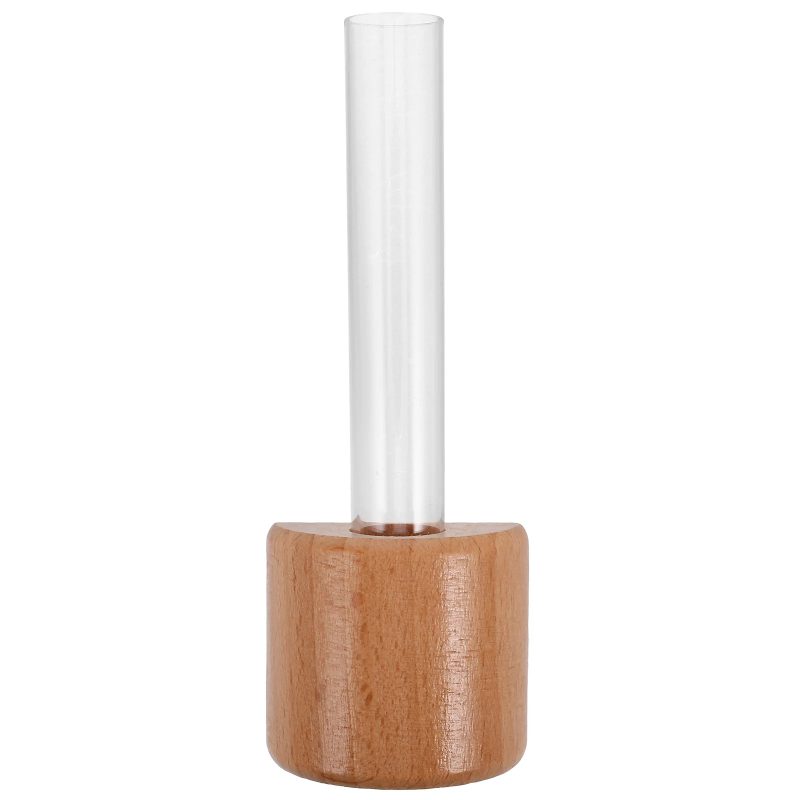 

Magnetic Wood Glass Vase Refrigerator Magnet Decorative Wall Planter Fridge Flower Holder Home Kitchen Living Room Decor