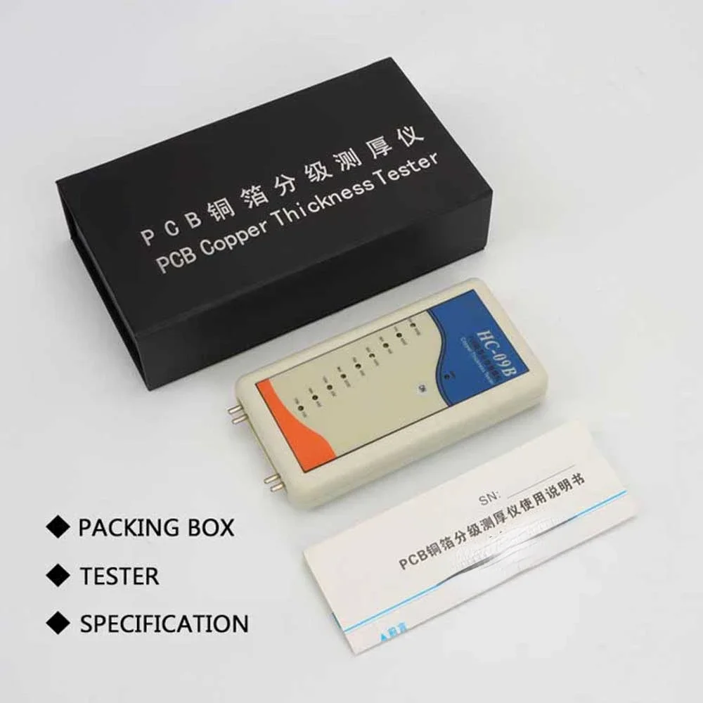 Copper Thickness Tester Copper Plate Thickness Tester Pcb Circuit Board Copper Clad Plate Classification Tester Nine Grade 09B