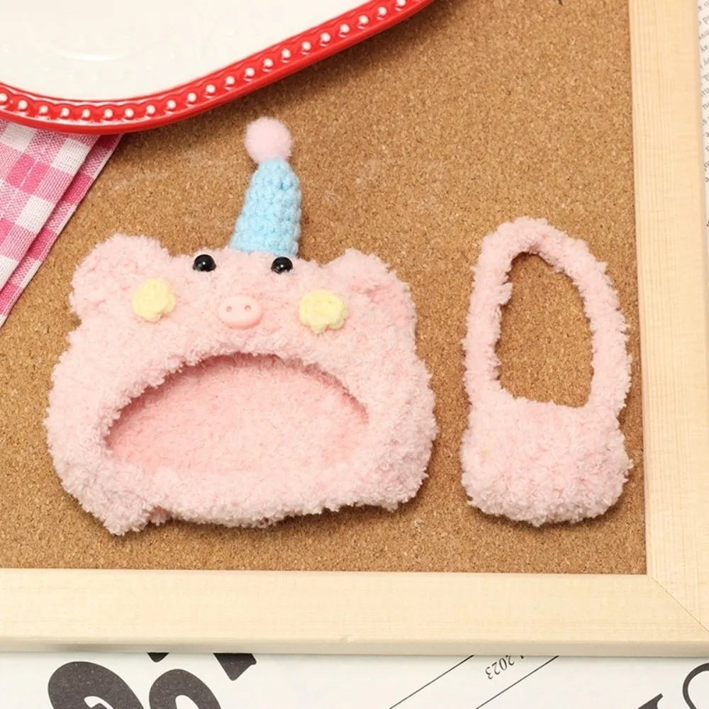 

New Doll Headgear Bag Kit Tomato Eggplant Bear Puppy Kapybara Doll Hat Backpack Cute Colorful Toy Clothes for Bag Charm