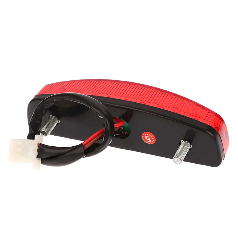 Red LED Taillight - 12V 3-Wire Universal Brake & Running Light for ATV, Dirt Bike & Off-Road Vehicles (Stop Light)