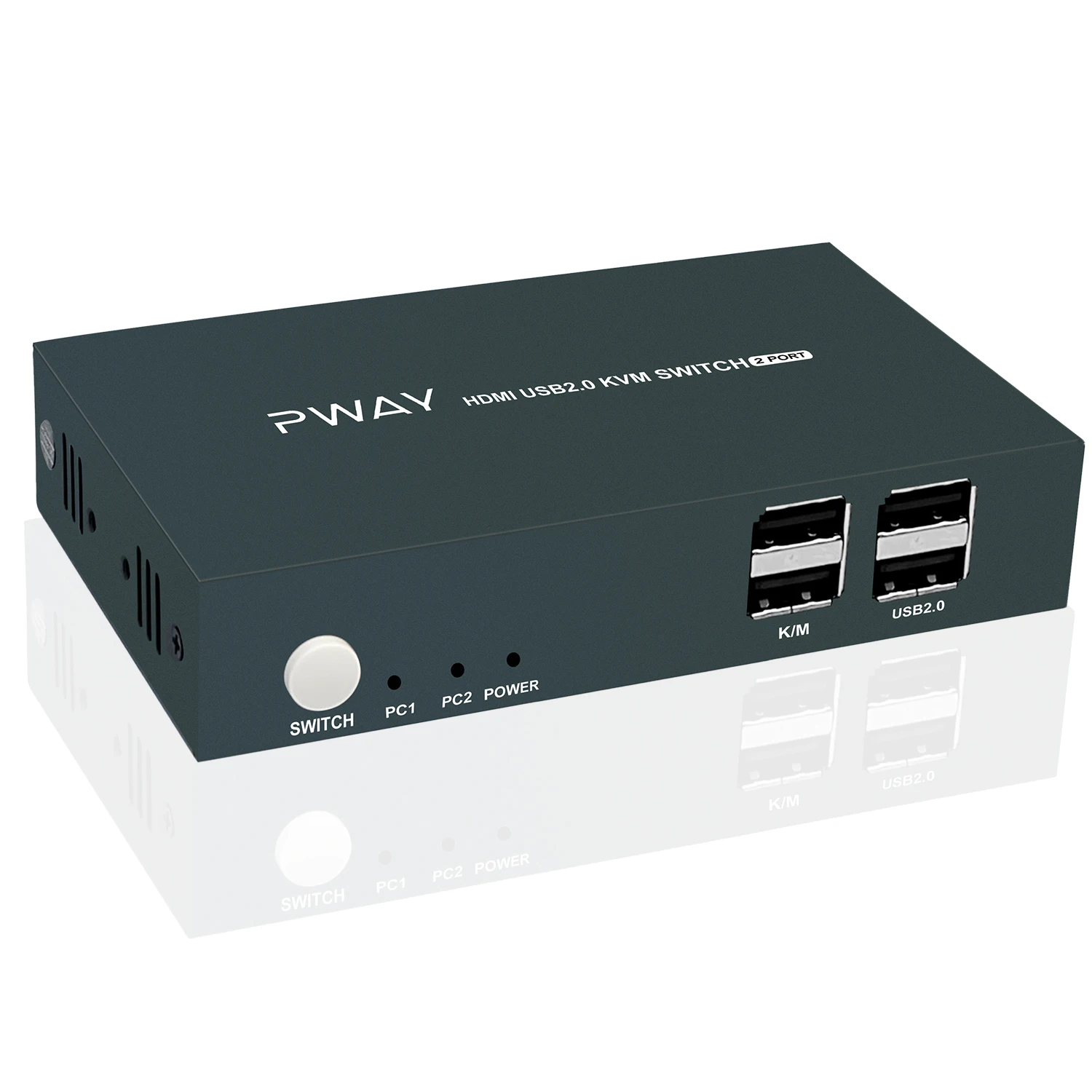 2 em 1 fora 4k 30hz caixa de interruptor do usb hdmi kvm para 2 pc que partilha a caixa do switcher do cubo do interruptor do usb do teclado 2 em 1 switcher para o portátil hdtv