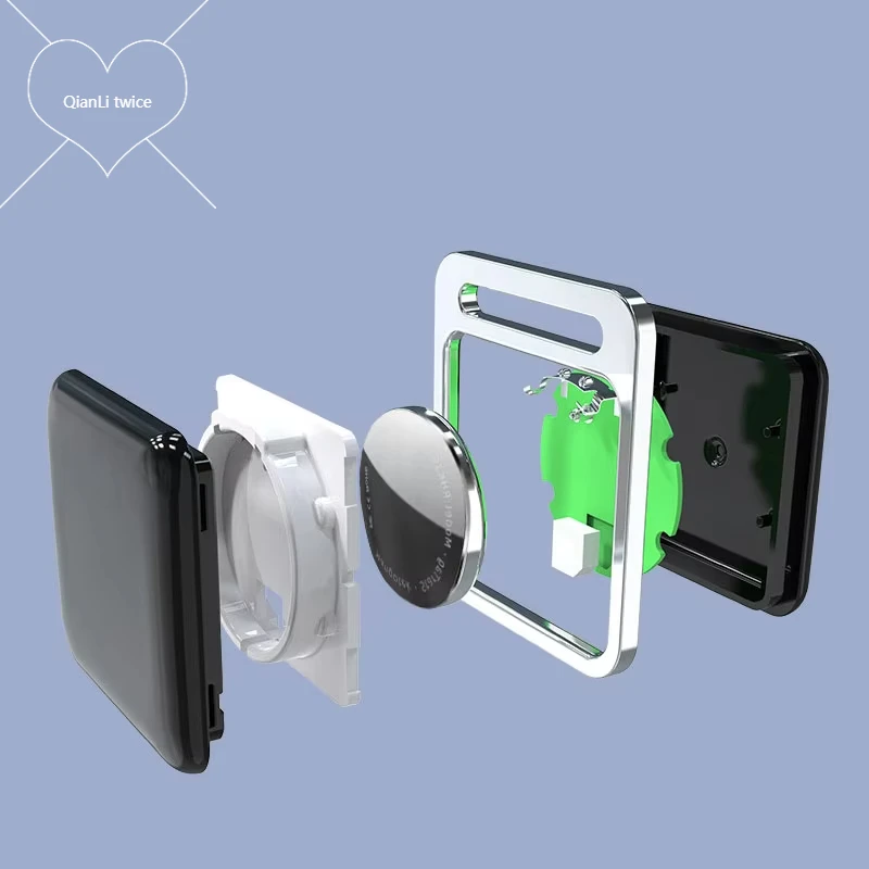 Polttopuut ultra-thin strong magnetic positioning tag anti disassembly, waterproof, anti loss tracking, children's pets anti los