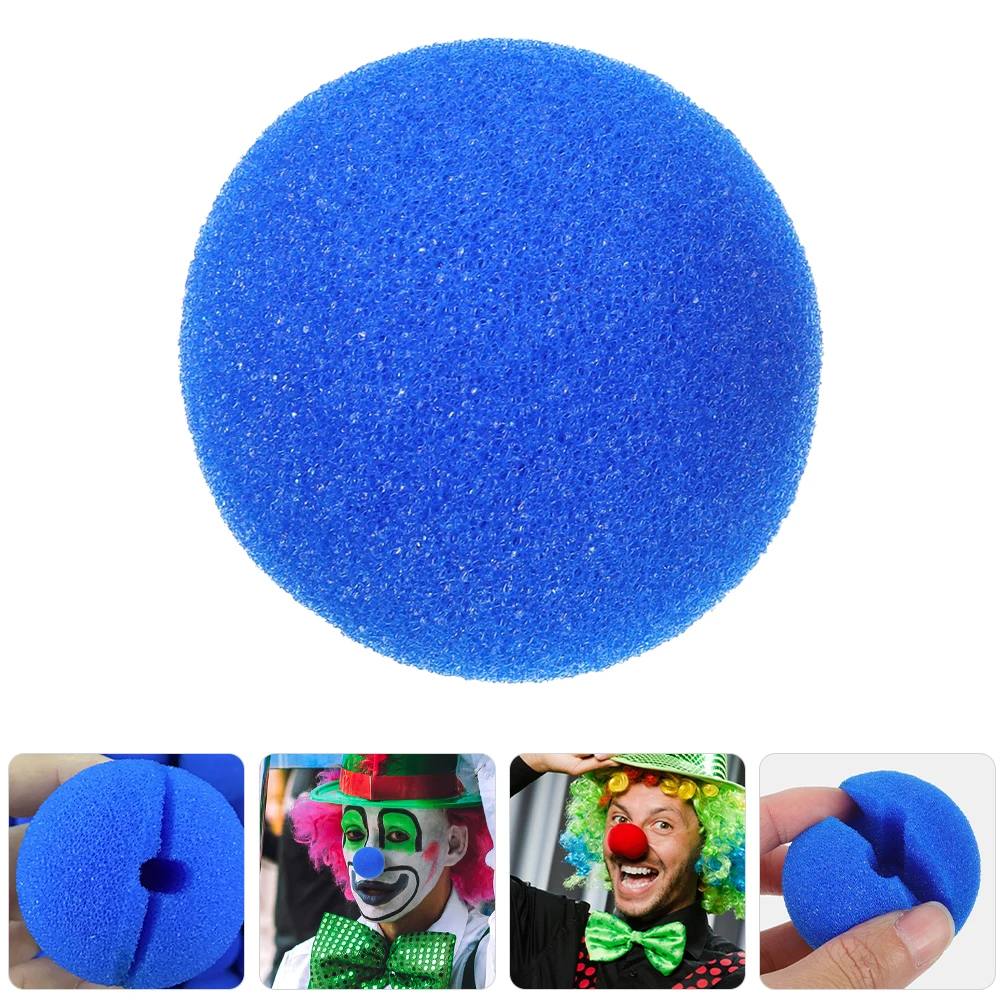 

20 Pcs Clown Nose Accessories Comfortable Lightweight Sponge Props for Party Favor Halloween Costume Toy Replacement