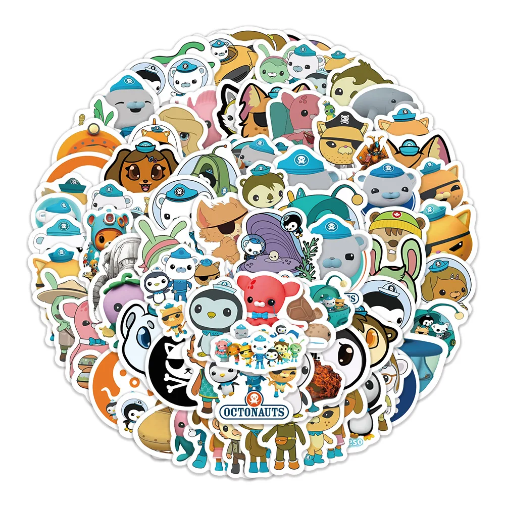 10/50/100PCS Gli Octonauti Adesivi Del Fumetto Sveglio Barnacles Shellington Divertente Doodle Decalcomania Impermeabile FAI DA TE Scrapbook scrivania
