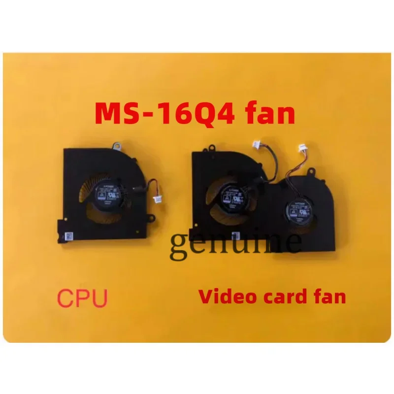 New Original Laptop CPU GPU Cooling Fan For MSI GS65VR P65 GS65 16-Q4 Fan MS-16Q4 % 100 Test fast. . Delivery