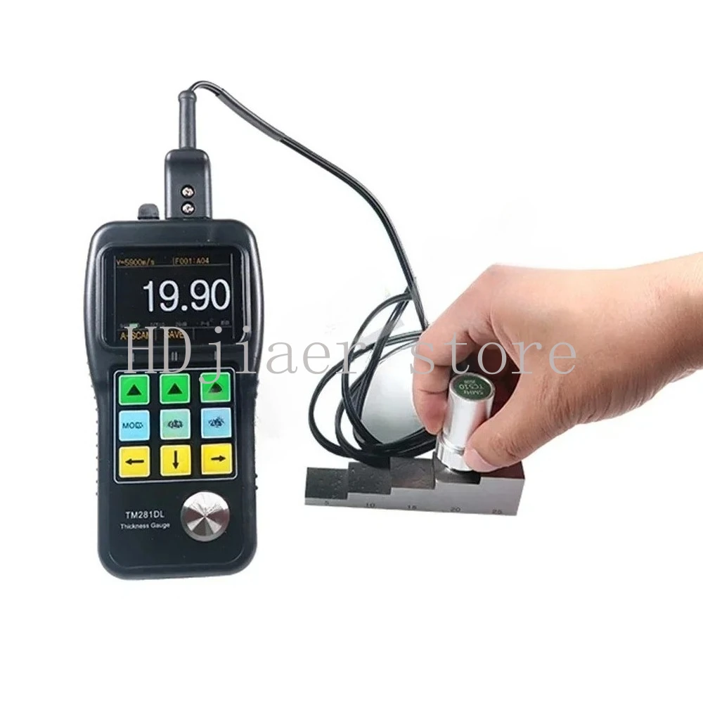 

Ultrasonic thickness gauge/thickness testing/ ultrasonic tester with A&B Scan and through coating and paint TM281DL