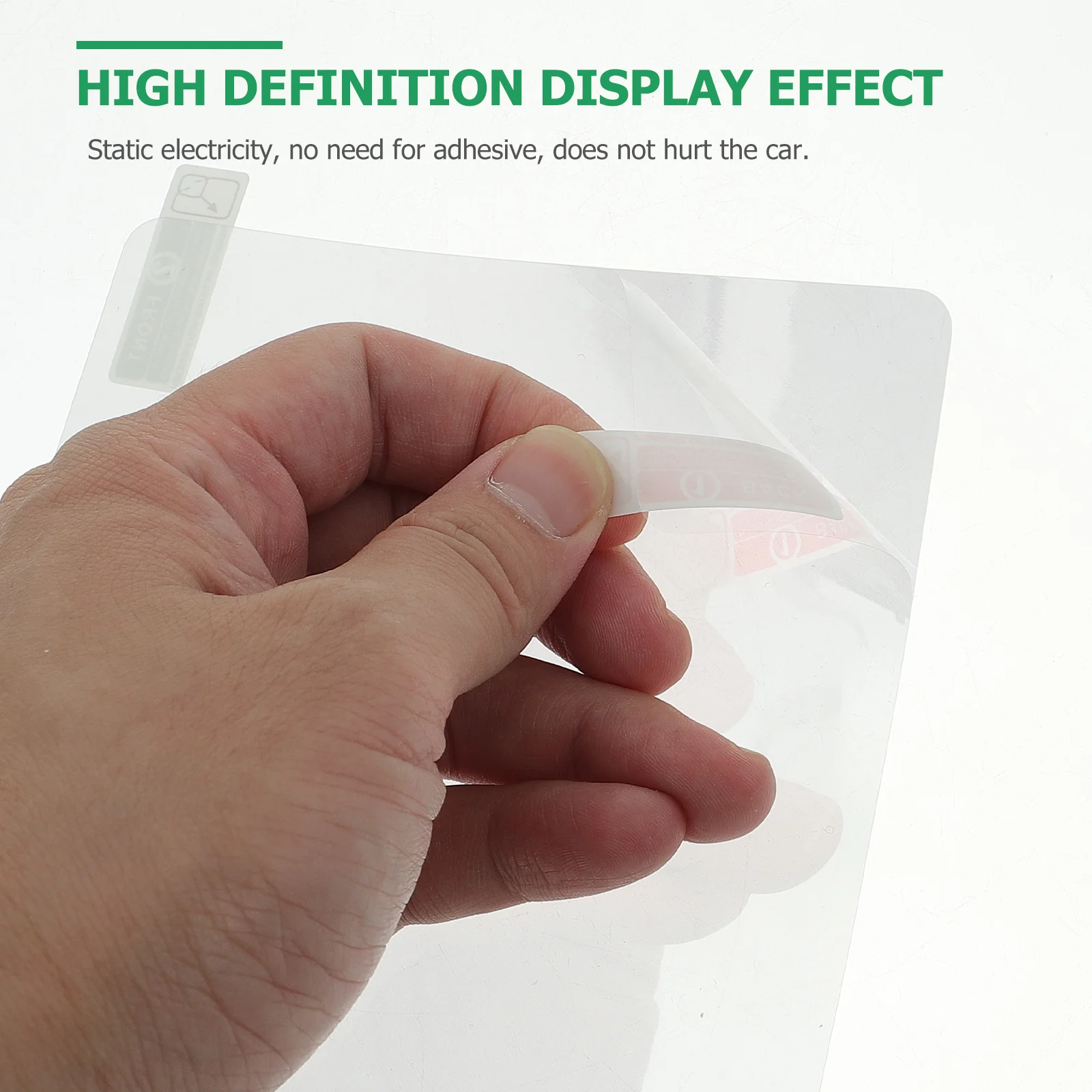 

2Pcs Head Up Display Reflective Film Car Protective Screen Premium Pet Material Durable Anti-Wrinkle High Definition Clear