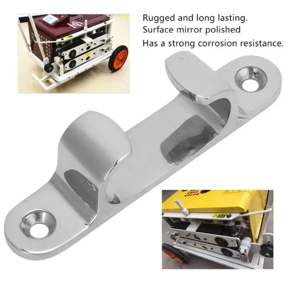 316 Stainless Steel Boat Rope Guide 4/5/6/8 Inch Polished Silver Straight Fairlead Straight Design 102mm Size Yacht Accessories