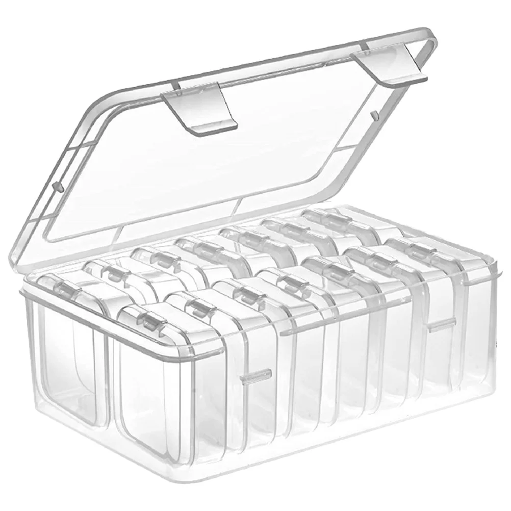

1Set Mini Storage Case with Lids Beads Organizer Box Small Plastic Box for Jewelry Beads Storage Containers Portable Organizer