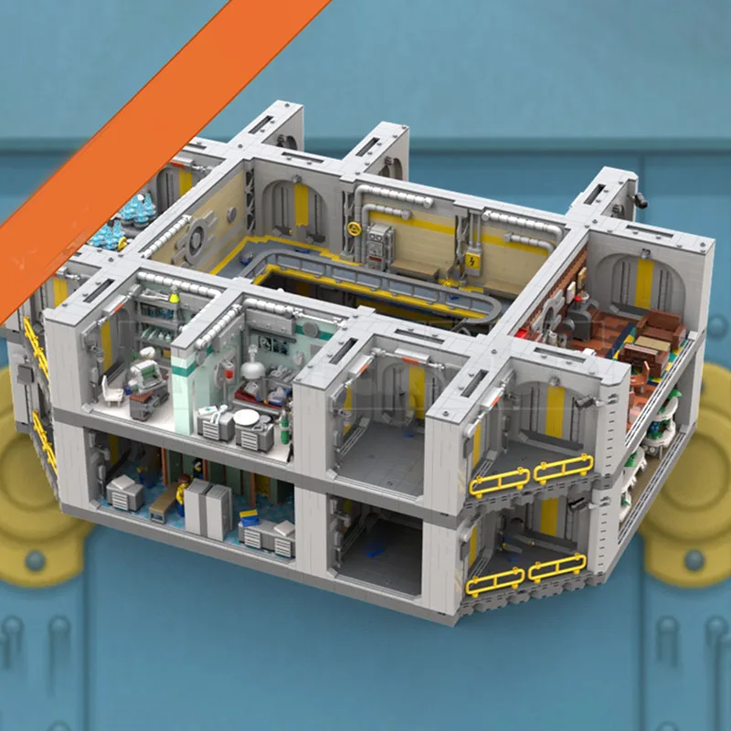 Moc modelo de construção tijolo apocalipse castelo subterrâneo tecnologia modular blocos de construção presente brinquedos natal diy conjunto montagem