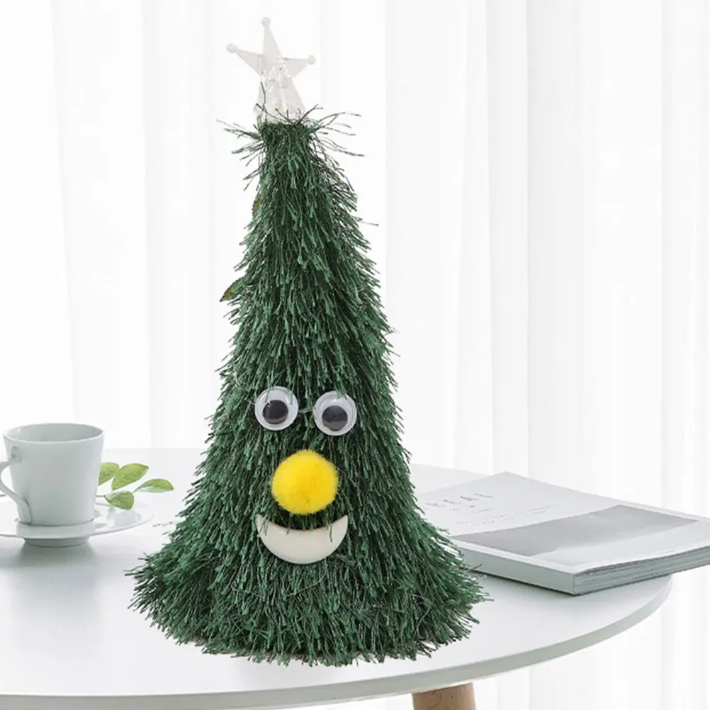 

6 Inch Electric Music Swing Christmas Tree Rocking Decoration Creative Xmas Star Party Ornament Music Swing Toy