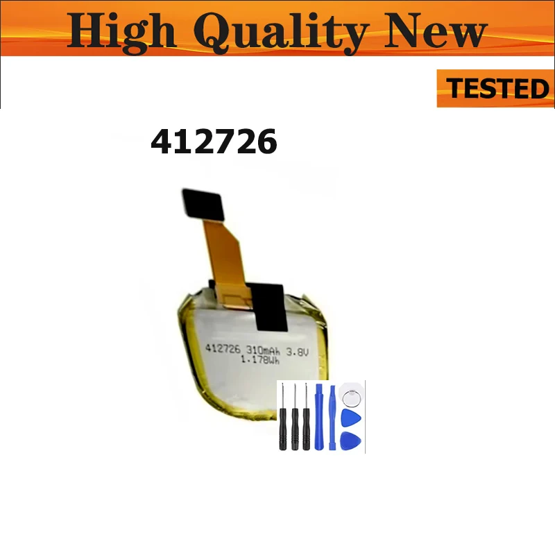 

New Original Battery for Grepow 412726 310mAh Watch Batteria Replacement