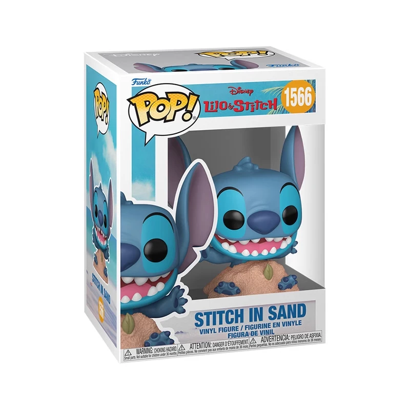 Genuine Edition FUNKO POP Disney Lilo & Stitch: Stitch (Beach Version) Anime Decoration Ornament Model Toys Collectible Model - Image 6