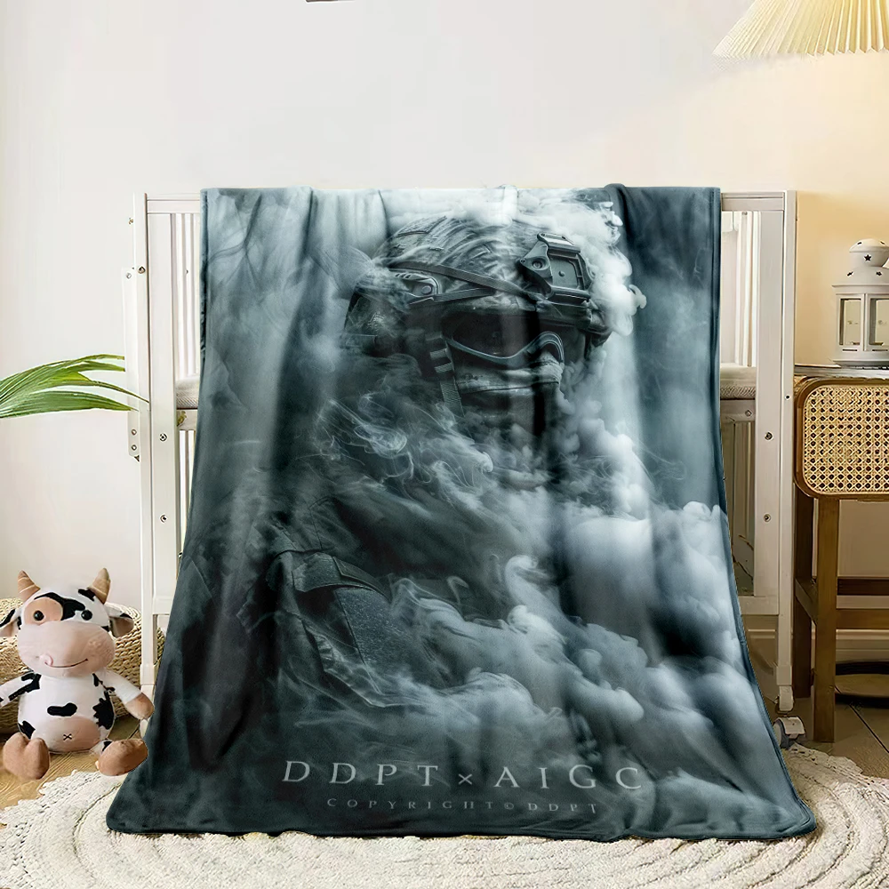 1 PC Strategic Games blanket - Lightweight Flannel Throw for sofas, travel, camping, living rooms, offices, chairs and beds