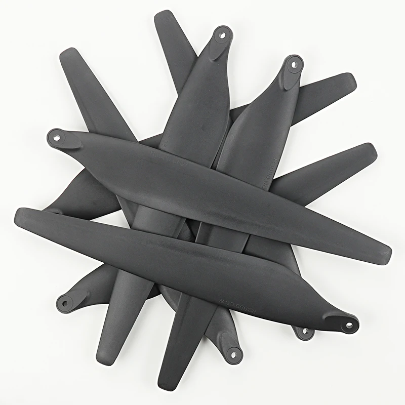 4 قطعة/المجموعة CW & CCW 3090 شفرات طائرة بدون طيار قابلة للطي مراوح ألياف الكربون لنظام الطاقة Hobbywing X8