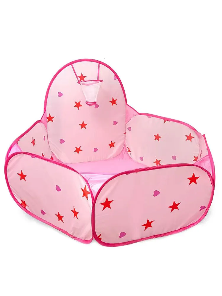 Tente jouet dessin animé jouer maison de jeu fosse de piscine à balles avec panier Sport Portable pliable jouets éducatifs en plein air pour enfants enfants