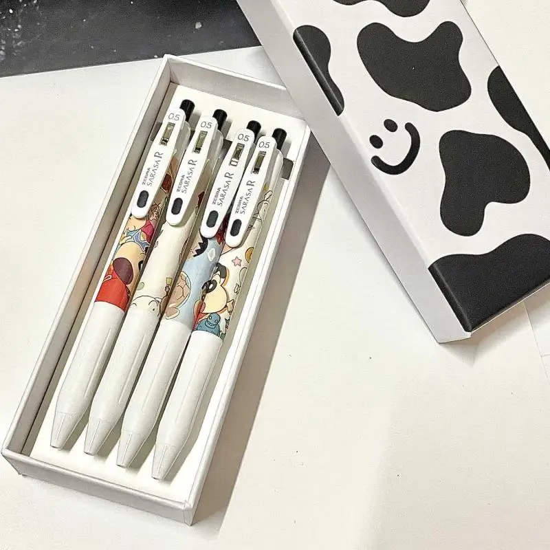 

Kawaii Anime Crayon Shin Chan Student Zebra Neutral Pen Collaborative Diy Cute Cartoon Stickers Limited Black Pen 0.5 Signature