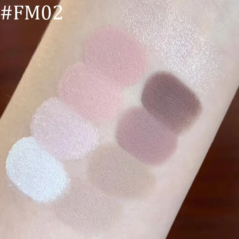 INTO YOU-paleta completa de 9 colores, polvo, sombra de ojos mate, colorete, contorno, brillo, resaltador, maquillaje para iluminar la cara