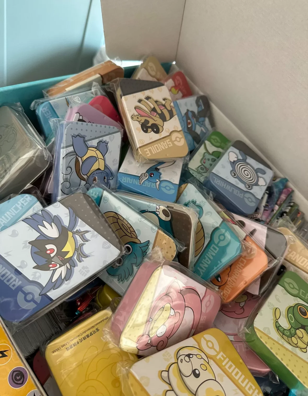 حقيقي الصينية Ptcg رحيل هدية صندوق 151 الأمل 11.0 لا يعرف الخوف Terastal بطاقة التداول لعبة بطاقات جمع بطاقات معركة الداعم حزمة #6