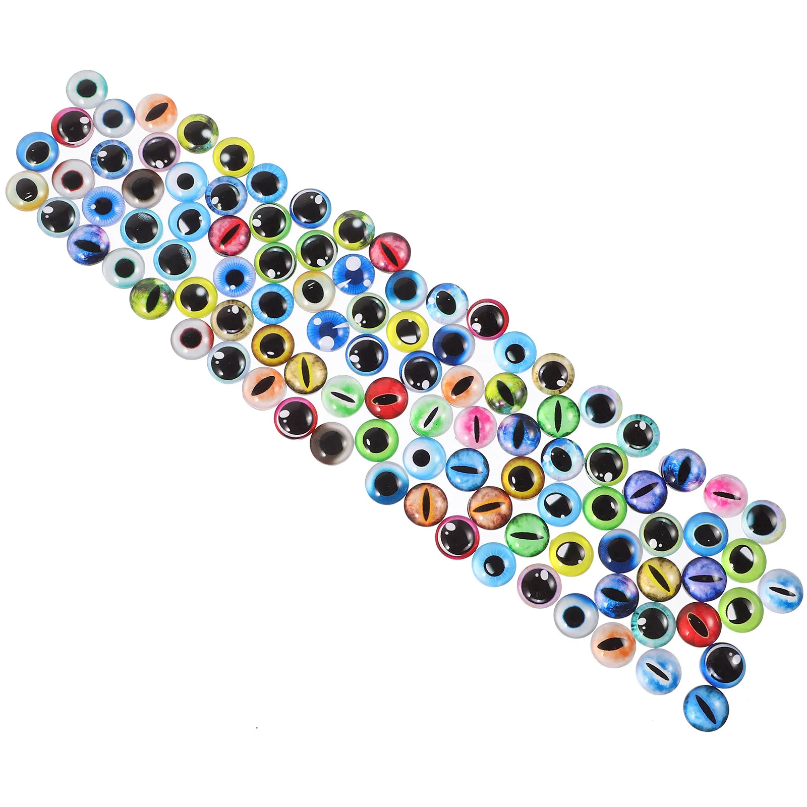 

100Pcs Animal Eyeball Artificial Decorative Creative Eyes for DIY Handmade Accessories Craft Supplies for Creative Decor