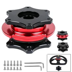 Universal Car Steering Wheel Quick Release Hub Adapter Boss kit Fit For 6-bolt x 70mm Pattern Short Hubs and Steering Wheel