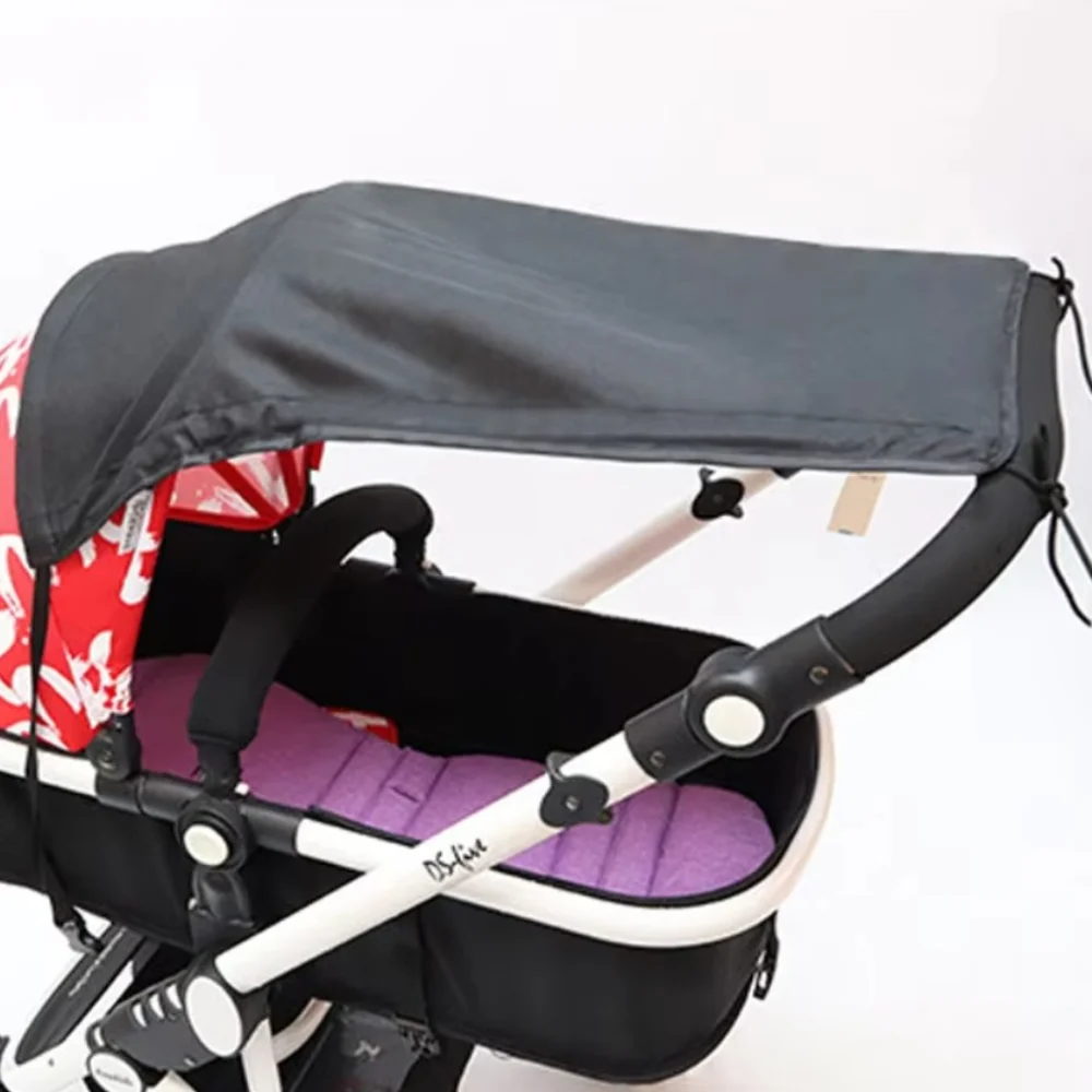 Extended Baby Stroller Sunshade Cover Sunscreen Lightweight Baby Pram Canopy Breathable Waterproof Pushchair Visor