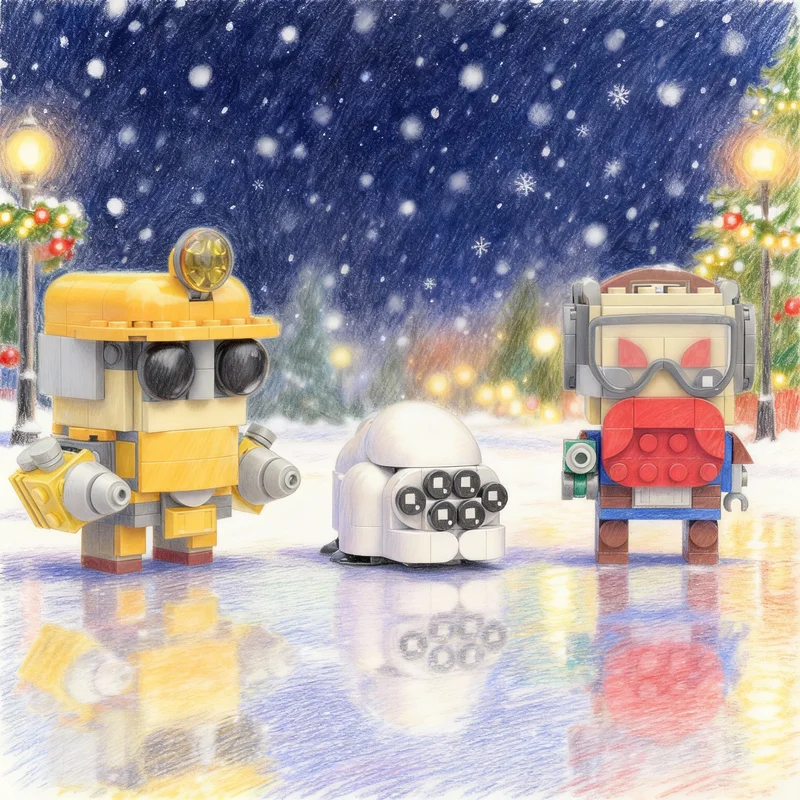 

362pcs MOC Brickheadz DRG Scout Driller Lootbug Model Building Blocks Architecture DIY Creative Christmas Gift Toy Idea Brick