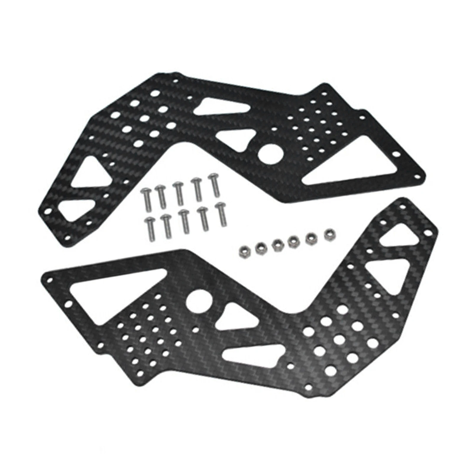 Carbon Fiber Chassis Side Panel Kit For LOSI 1/8 LMT SOLID AXLE 4WD Monster Truc