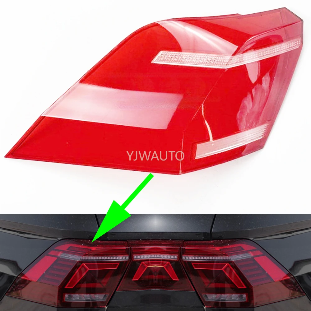 

For VW Tiguan 2021 2022 2023 2024 Taillight Cover Car Taillamp Lens Glass Replacement Auto Rear Lampshade Brakelights Shell