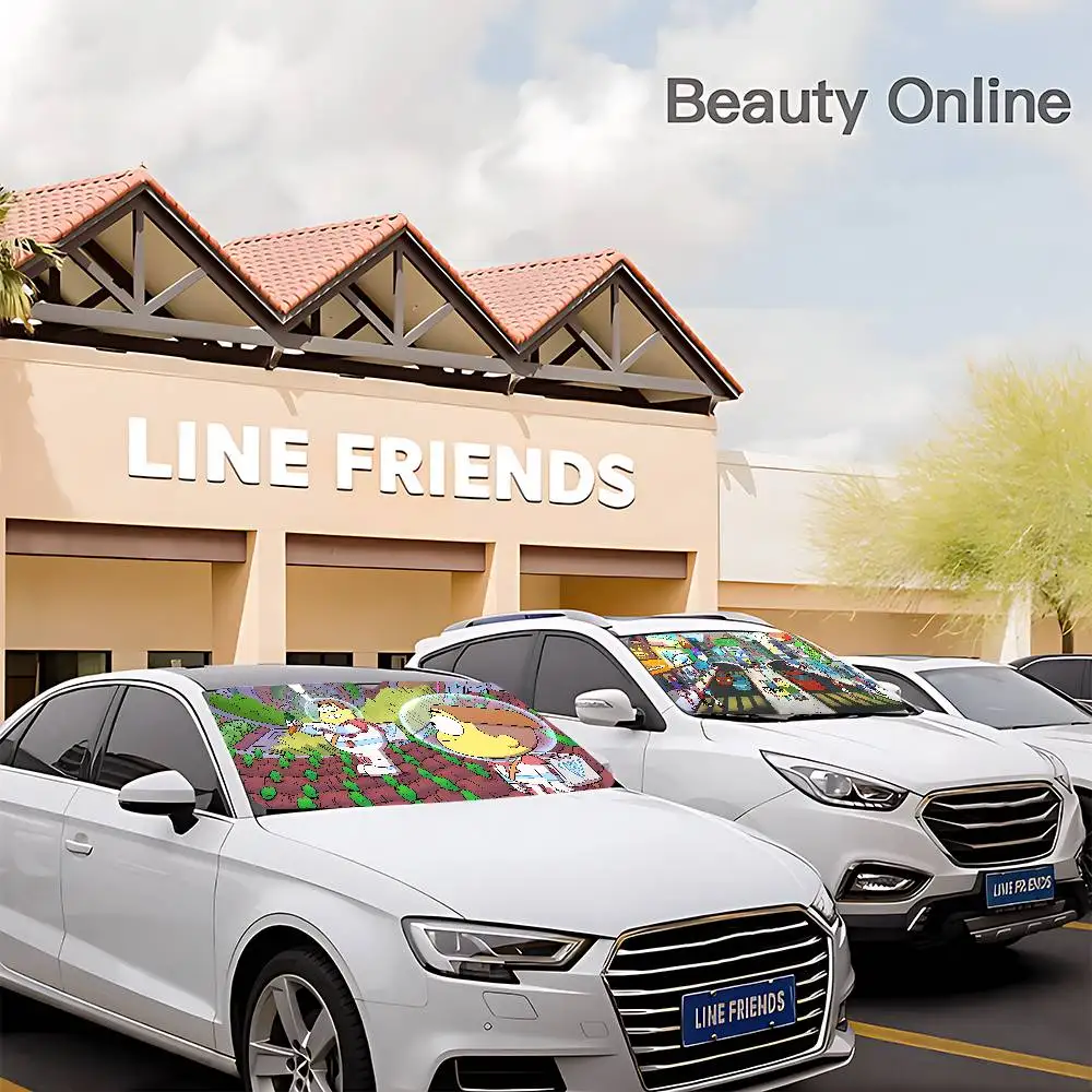 

Big City G-Greens Car Solar Protection Heated Windshield Sunshade Car Window Windscreen Cover Sun Shade Auto Sun Visor