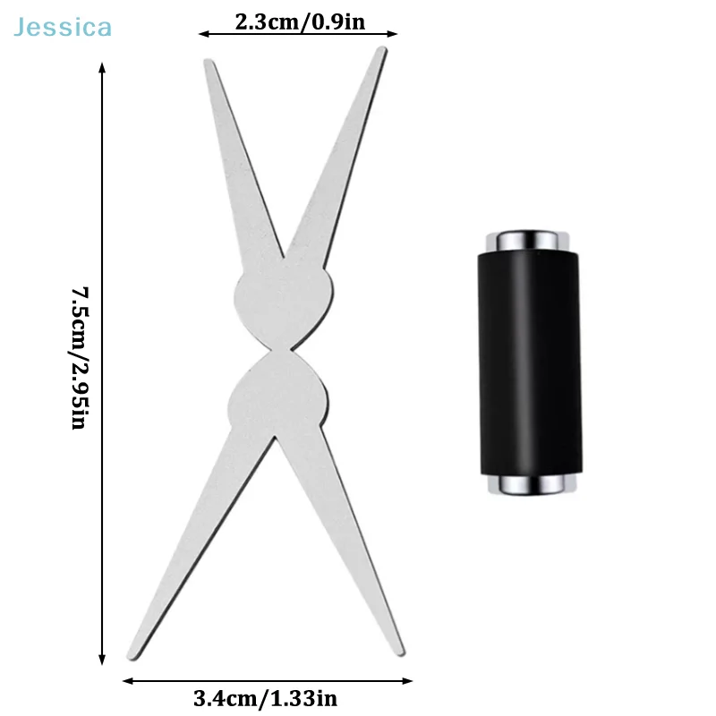 ♥Dual Ended French Cat Eye Magnet Tool Y-Shaped Plate Magnetic Auxiliary Tool Gel Polish Magnet Rod Tool