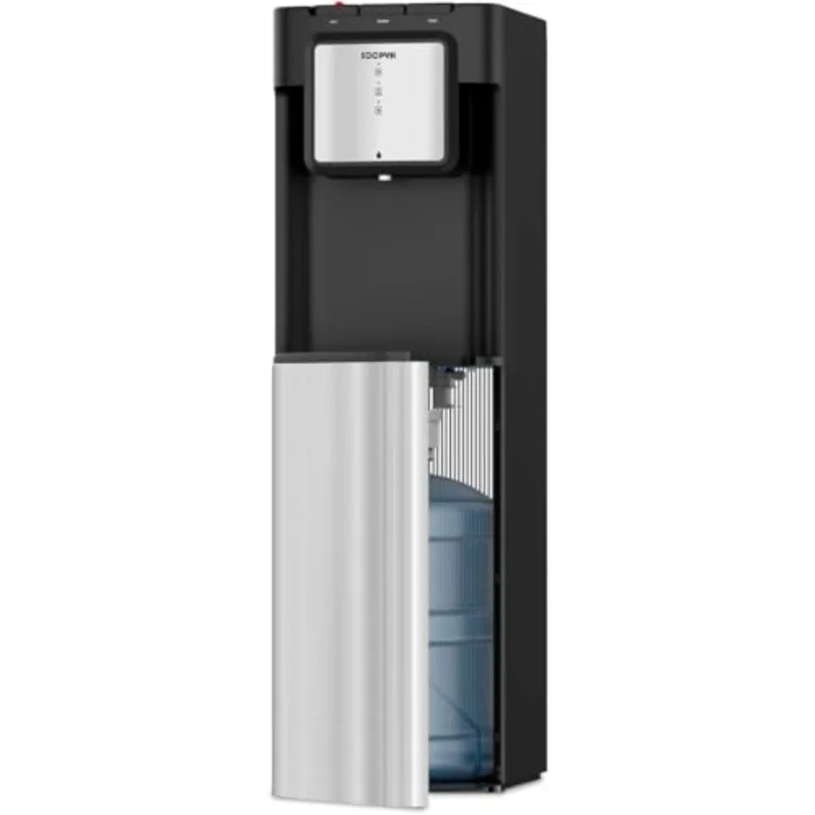 

SelfCleaning Bottom Loading Water Dispenser for 5 Gallon Bottle with Empty Bottle Alert 3 Temperature Settings Child Safety Loc