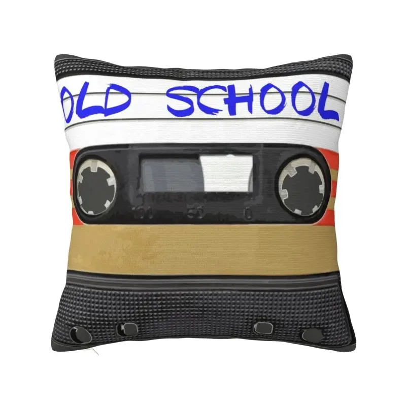 Custom Old School Music Cassette Cushion Covers Music Lover Cassette Velvet Nordic Pillows Living Room Decoration