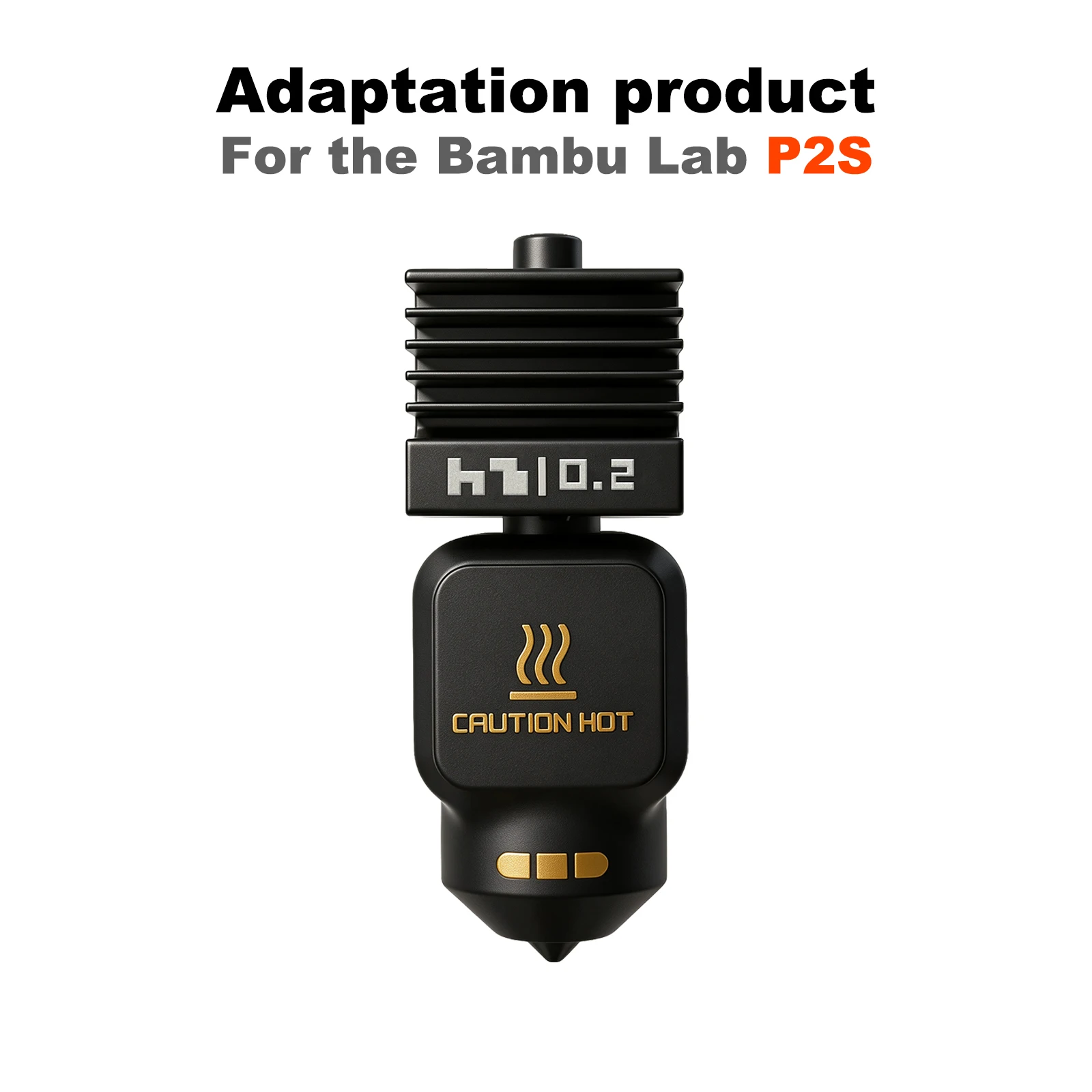 For Bambu Lab P2S Hotend Kit Hardened Steel Detachable Nozzle 0.2/0.4/0.6/0.8mm Quick Magnetic Install 3D Printer Parts