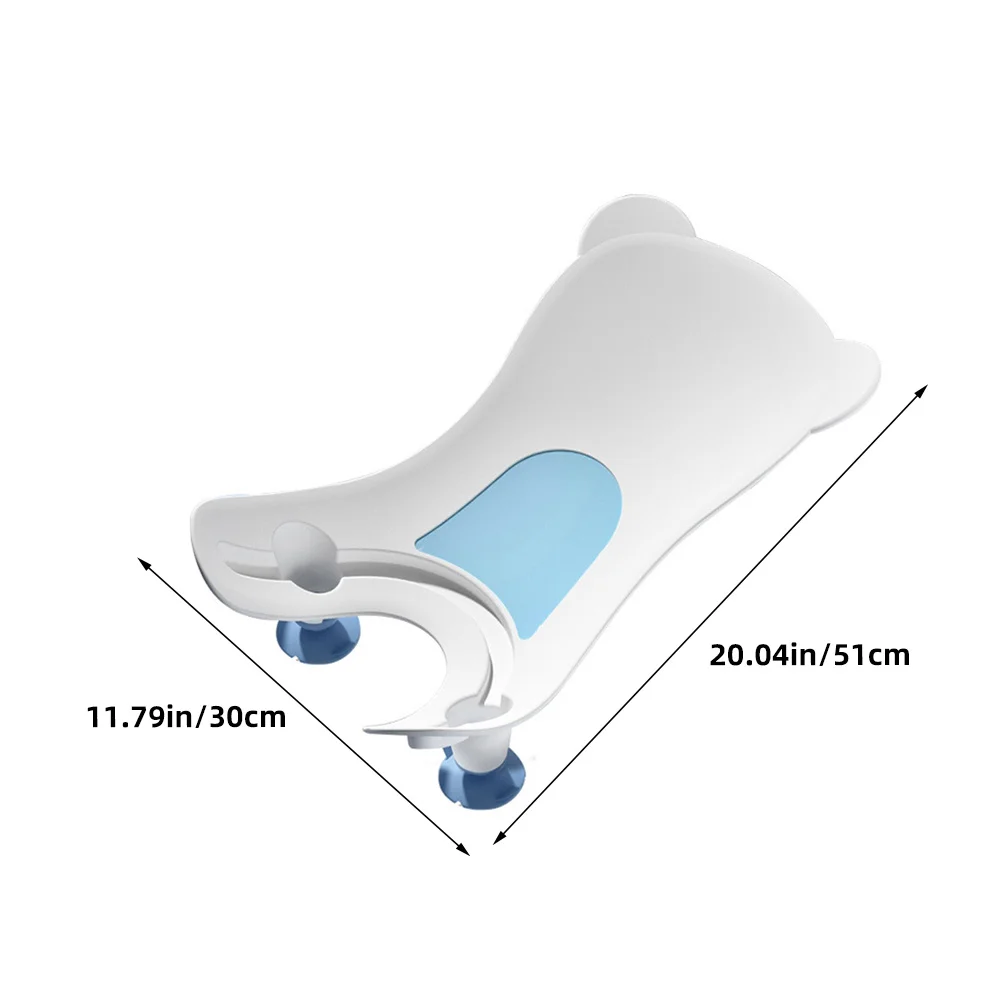 حوض غسيل للأطفال حديثي الولادة، حوض استحمام مريح ومحمول، دعم مبطن ناعم للرضع، غسل يدوي للوجه، حمام مدمج