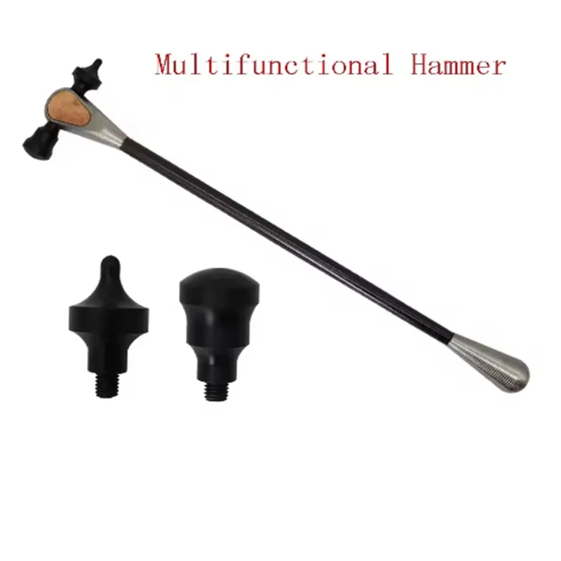 1PCSSuper Multi Function Hammer For Automobile Dent Repair Tools Paintless Dent Removal Hammer Double Sided Leather Racket