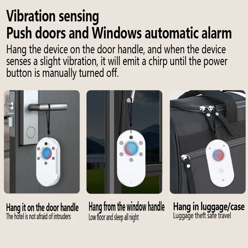 

Anti-peeping camera detector. Hidden camera detector. USB charging for hotel pinhole infrared automatic scanning equipment