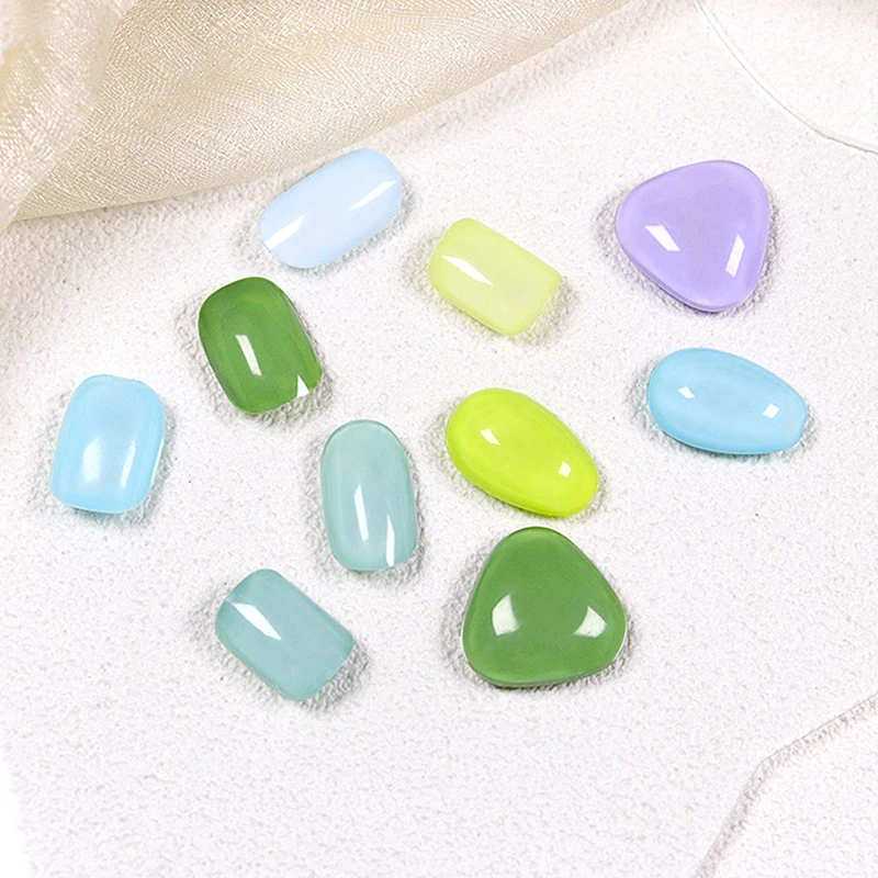 Claro sólido Kawaii lindo Diy manicura triángulo ovalado forma cuadrada herramientas de uñas mesa de uñas tarjeta de Color exhibición puntas de uñas práctica