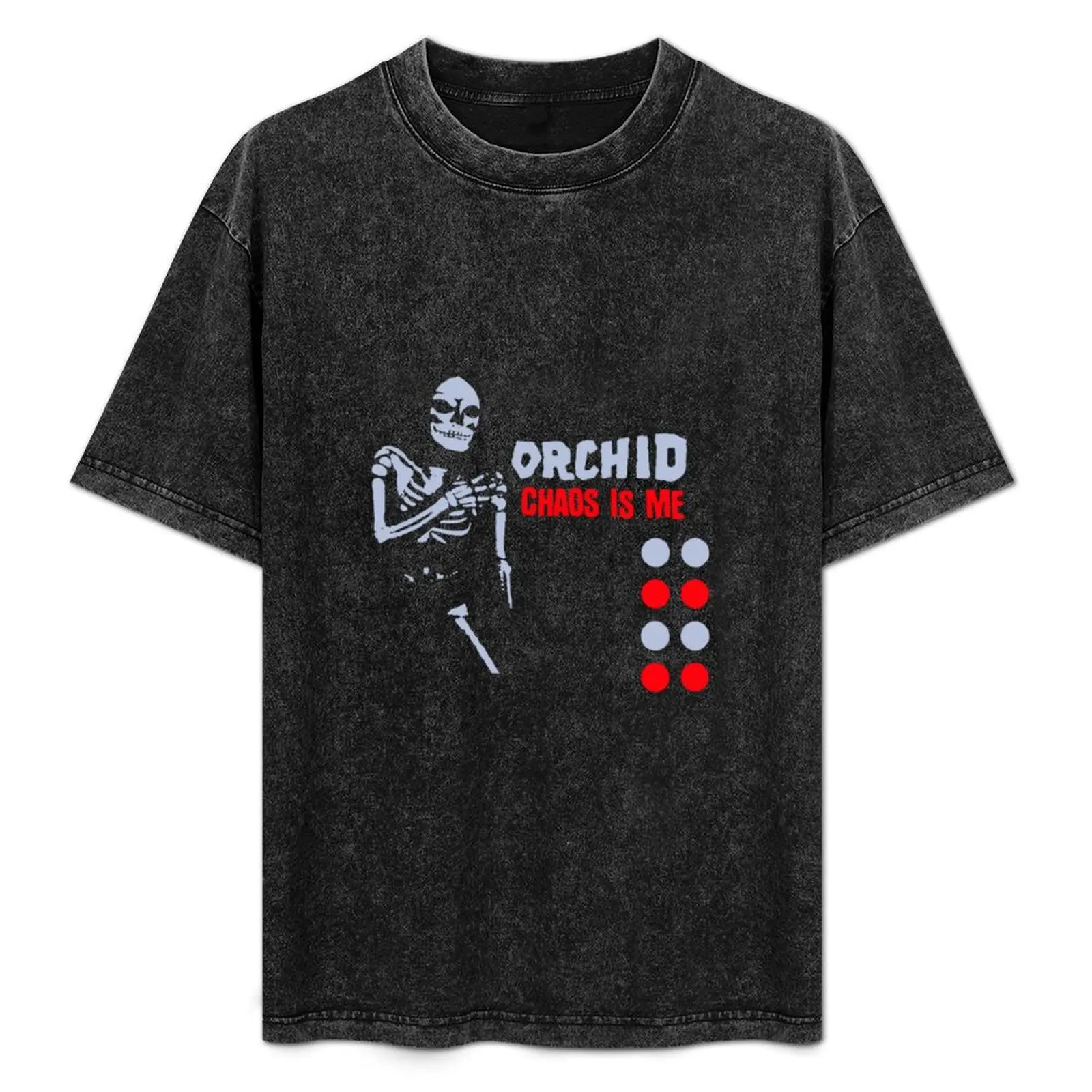 Orchid Chaos is Me Expanded T-Shirt Anime t-shirt shirts graphic luxury clothing labubu cotton graphic tees Men's cotton t-shirt
