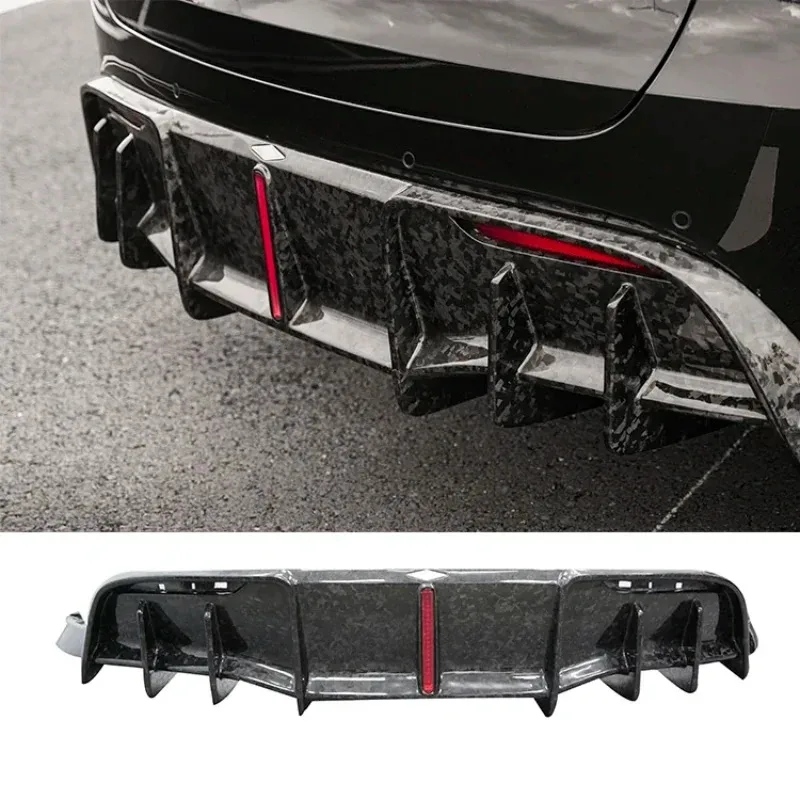 

Rear Bumper Rear Diffuser Lip With Light Carbon Fibre Fits For 2023 Model Y