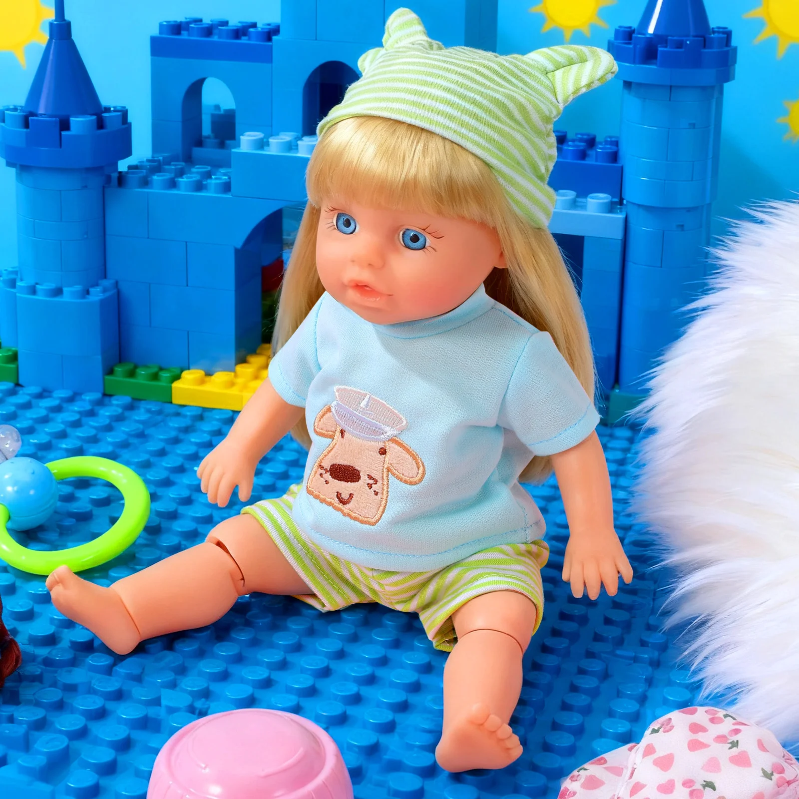 ชุดเสื้อผ้าเด็กอเมริกันขนาด 10 นิ้ว สำหรับชุดนอนเด็กทารก ชุดตุ๊กตา Reborn ทารกแรกเกิด ผ้าฝ้ายเนื้อนุ่ม ชุดตู้เสื้อผ้าสำหรับเล่นบทบาทสมมติ