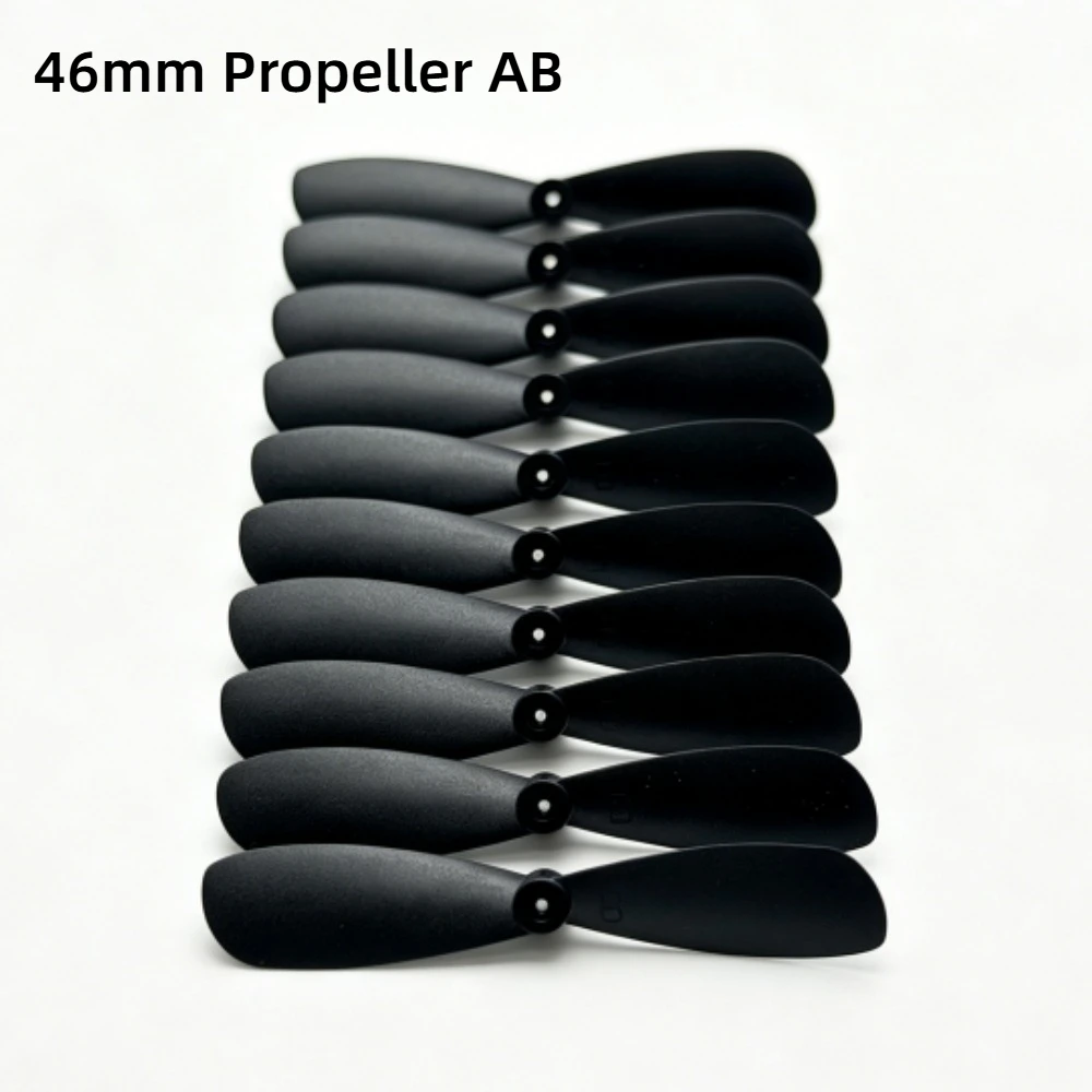 20 Stück 46mm Propeller AB Propeller 0,8mm Bohrung Ersatzblätter für 0,8mm Schaft Bürstenloser Motor 610 612 614 615 716