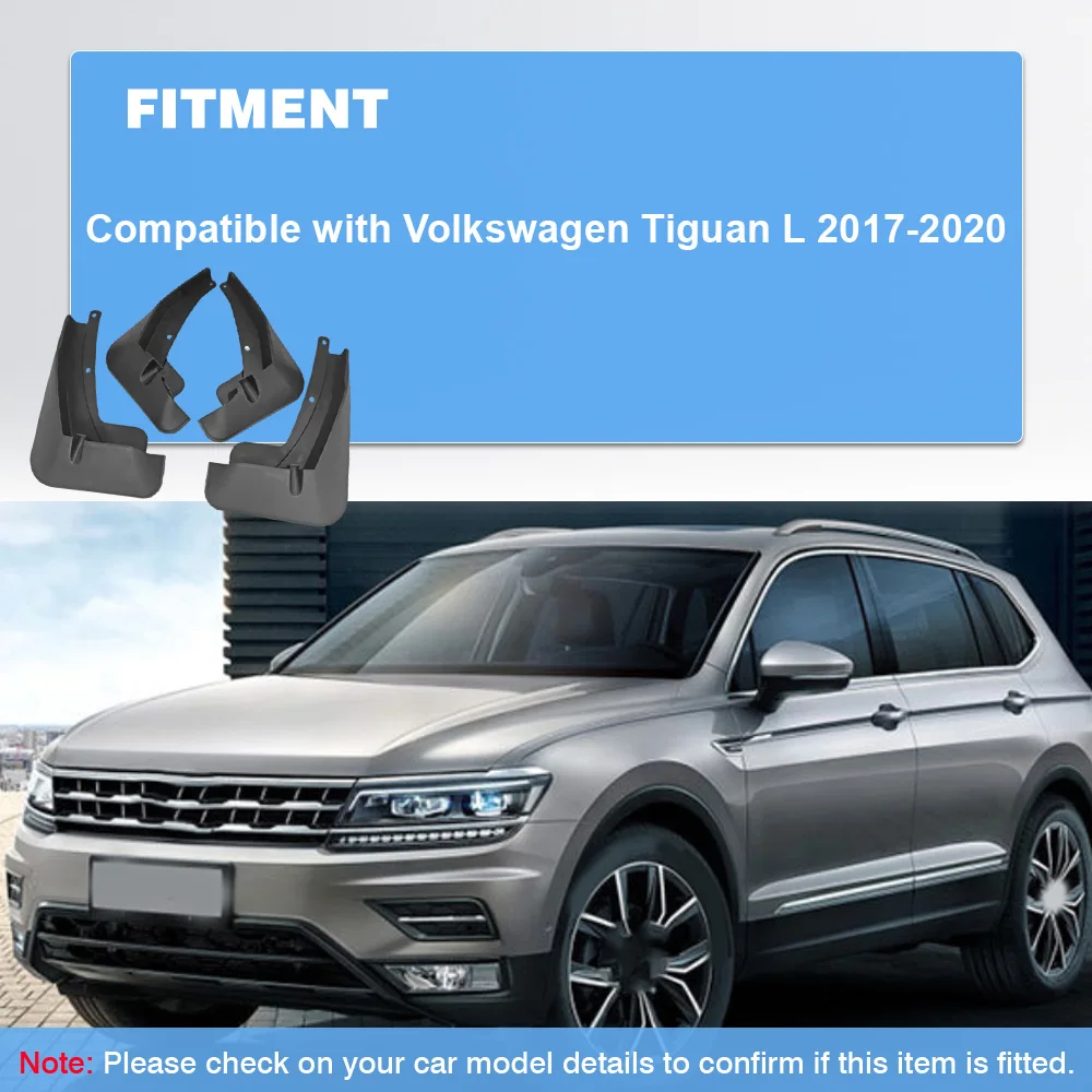 

For Volkswagen Tiguan L 2017 2018 2019 2020 Car Mud Flaps Guard Splash Flap Mudguards Fender Car Accessories