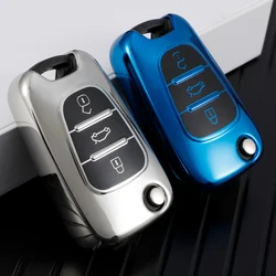 TPU Car Key Case Cover Shell For Hyundai Sonata Elantra i20 i30 ix25 ix35 Solaris For KIA Rio K2 K3 K5 Ceed Cerato Sportage Soul