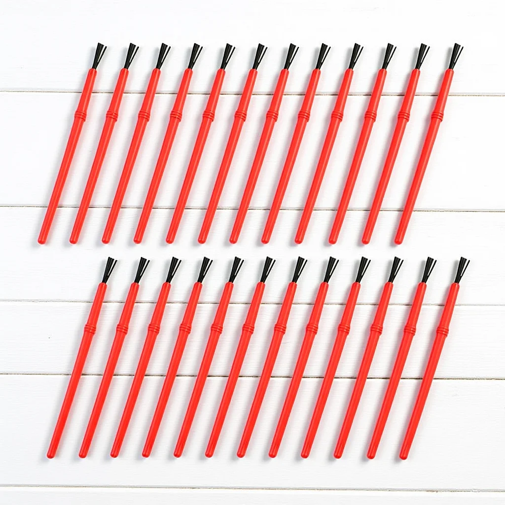 

50pcs Scribble Brush Paint Small 'S Number Angled Basic Painting Brushes For Art Student Accessories Watercolor Acrylic