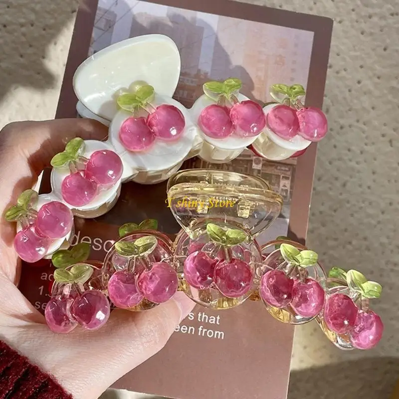 

N58F акриловый материал вишневый головной убор с зажимом для головы для жены, дочери, подруги