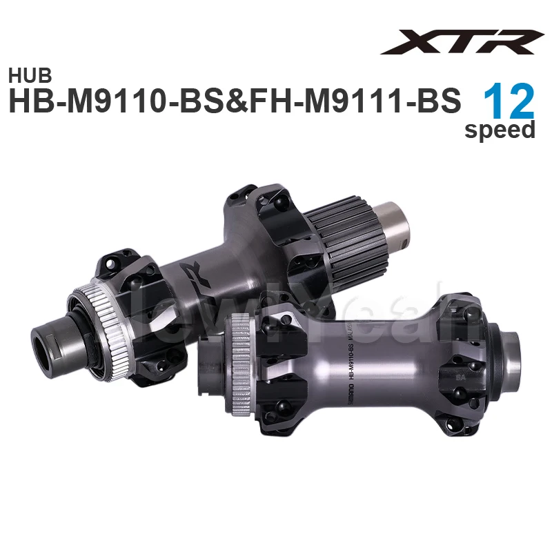 SHIMANO XTR M9100 HUB Front Hub HB-M9110-B HB-M9110-BS MICRO SPLINE Rear FREEHUB FH-M9111-B FH-M9111-BS 12-speed