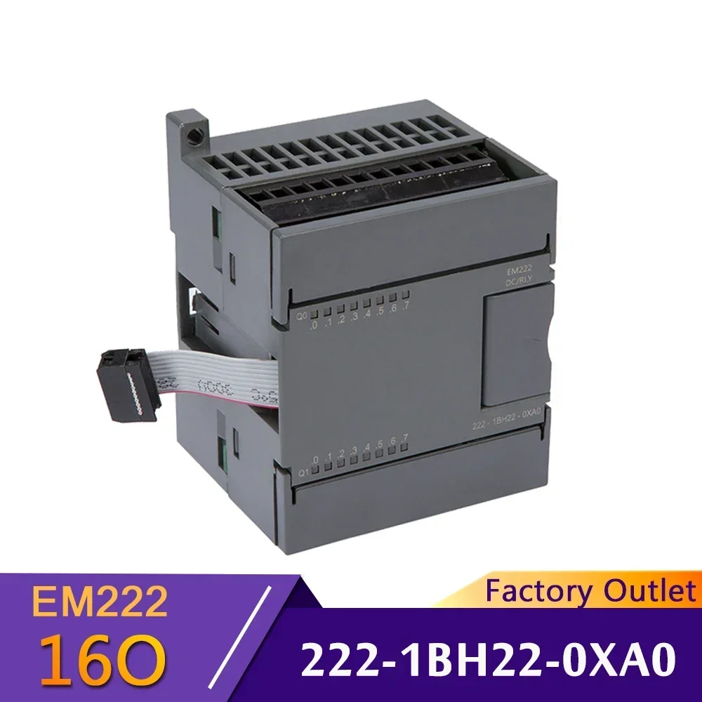 Amsamotion EM222 6ES7 222-1BH22-0XA0 16Output 24V DC Digital Module 222-1HH22-0XA0 222-1BL22-0XA0 For Siemens S7-200 PLC