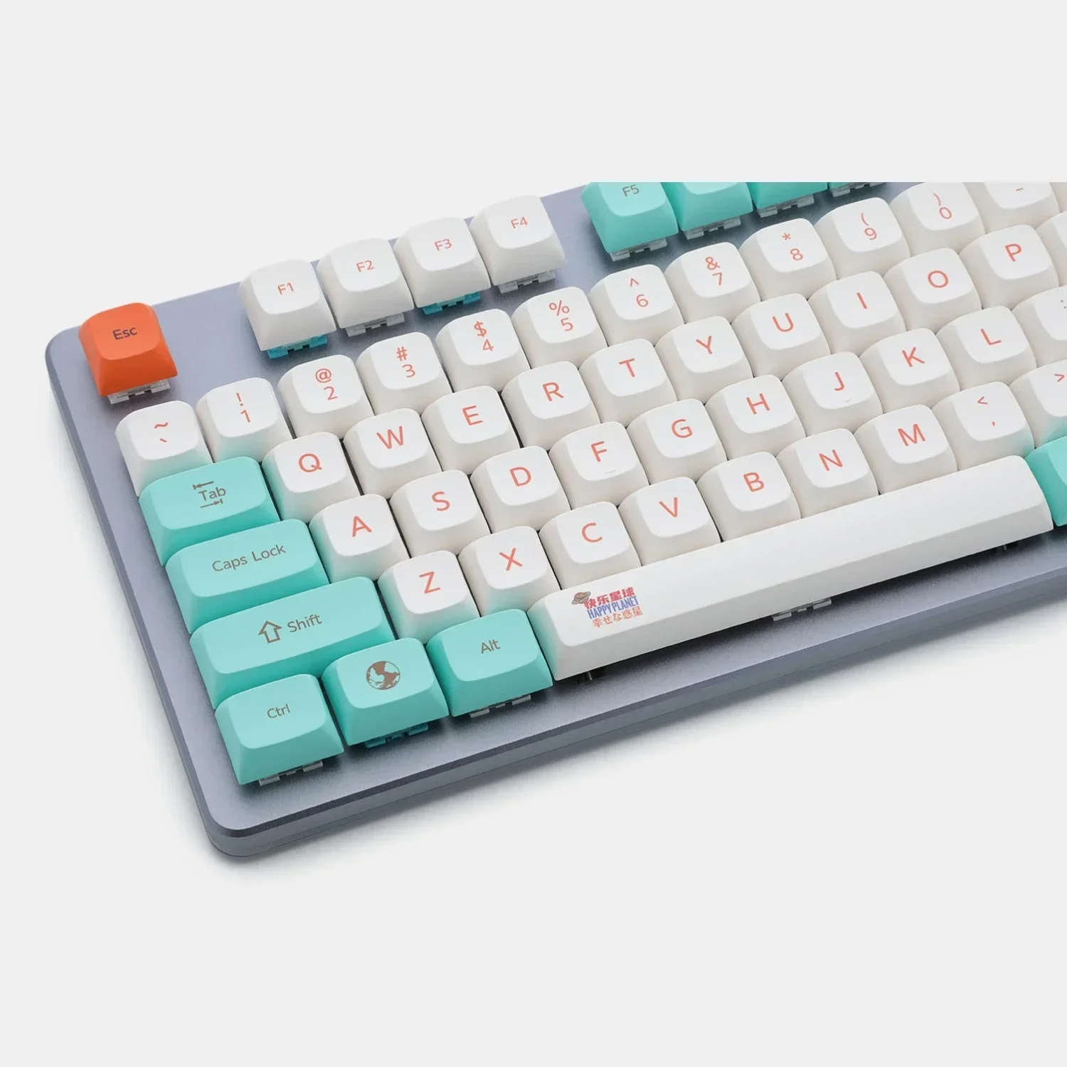 XDA tutup kunci keyboard mekanis sublimasi pbt60/64/87/96/104 tutup bola multi-kolom