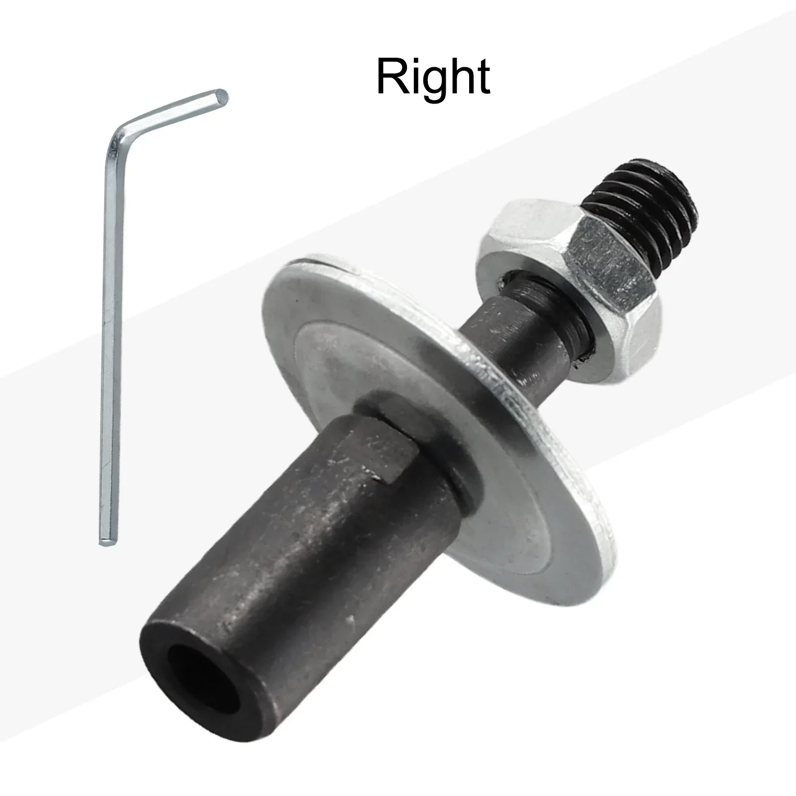 1 Set Steel Spindle Adapter Left/ Right For Grinding Polishing Shaft Motor Bench Grinder 8x12x62mm Power Tool Accessories